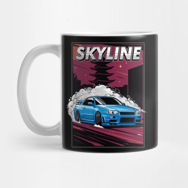 Nissan Skyline Drift by JDMAPEX